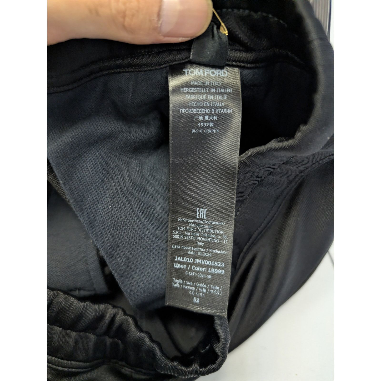 Tom Ford o1rshd1 Trousers Cut And Sewn Pant in Black Size US 36 / EU 52 - 17 Thumbnail