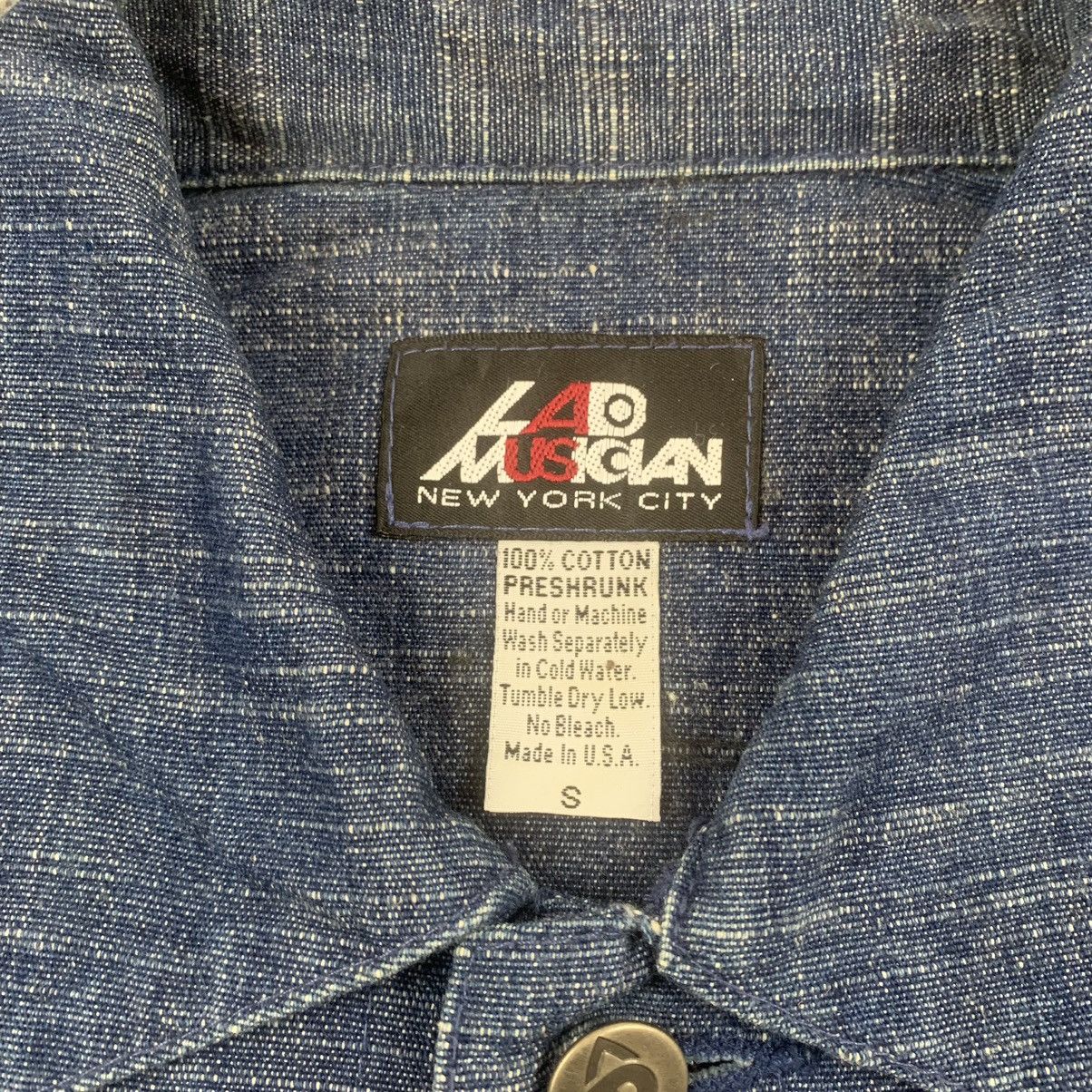 Japanese Brand × Lad Musician × Vintage Vintage Lad Musician Button Up Denim Jacket Size US S / EU 44-46 / 1 - 10 Thumbnail