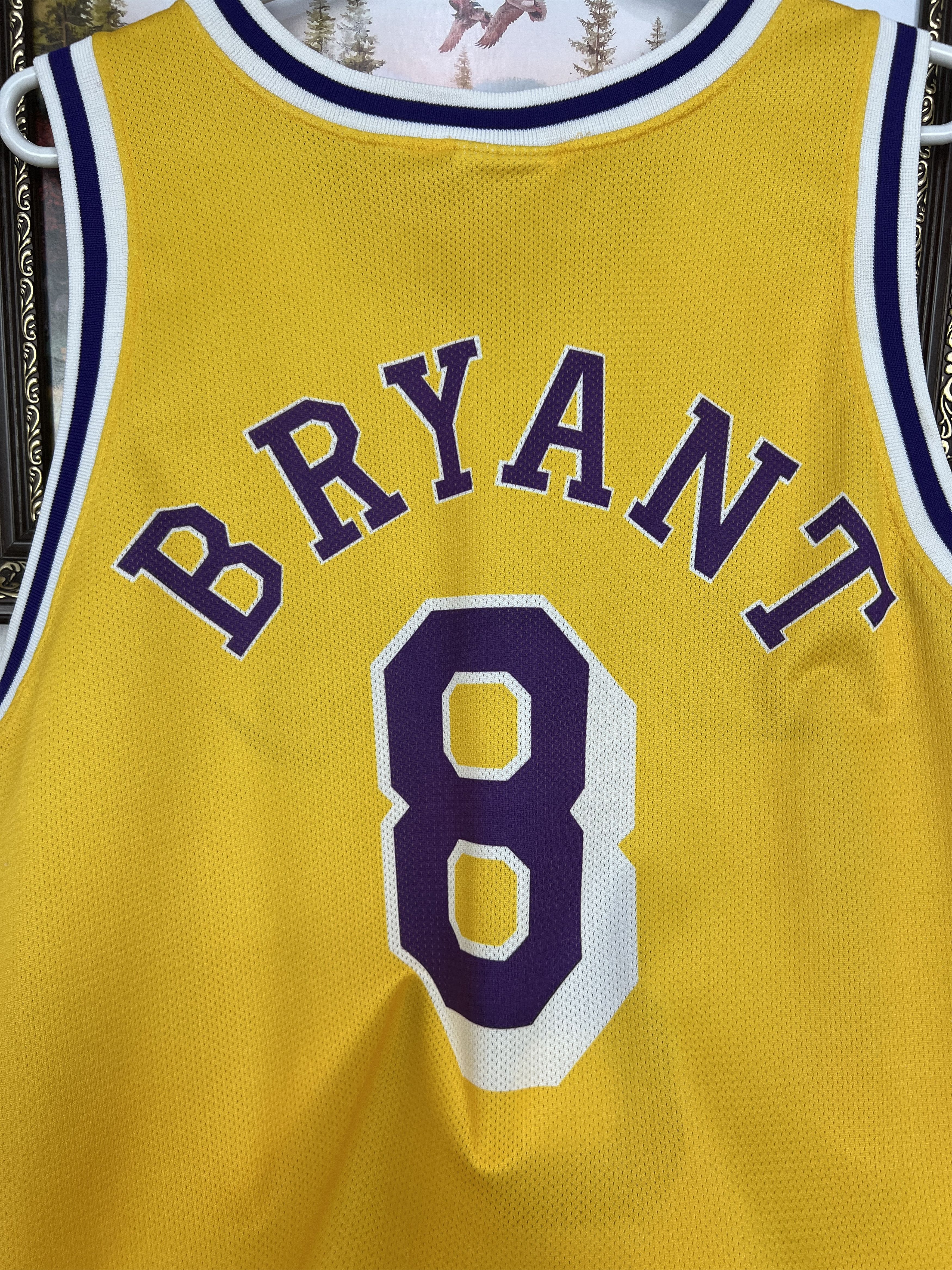 Champion Vintage Los Angeles Lakers NBA #8 Bryant GOAT Jersey Tee Size US M / EU 48-50 / 2 - 12 Thumbnail