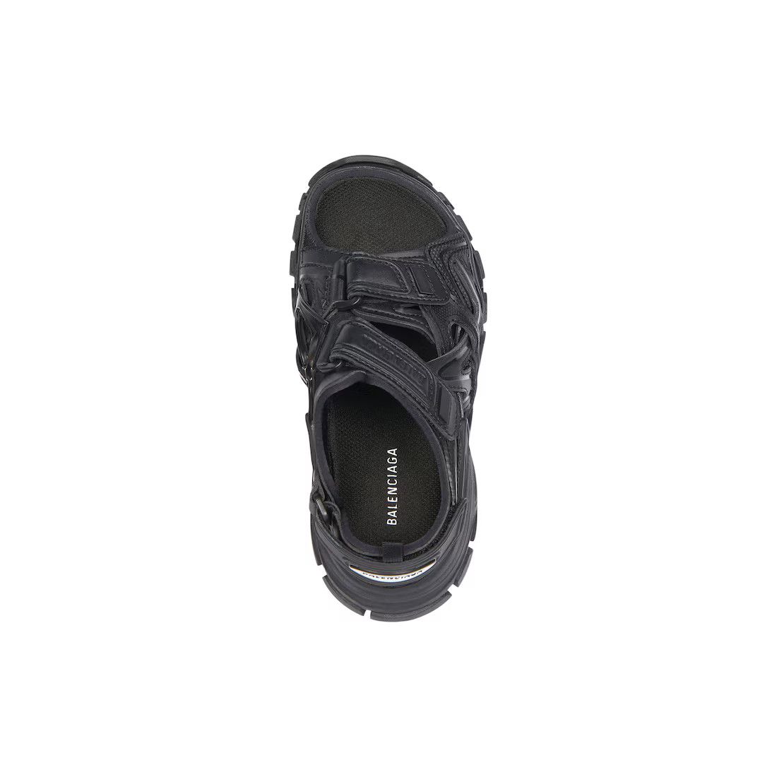 Balenciaga o1s1rm0325 KIDS - Track Sandals in Black Size US 5 / EU 37 - 5 Thumbnail