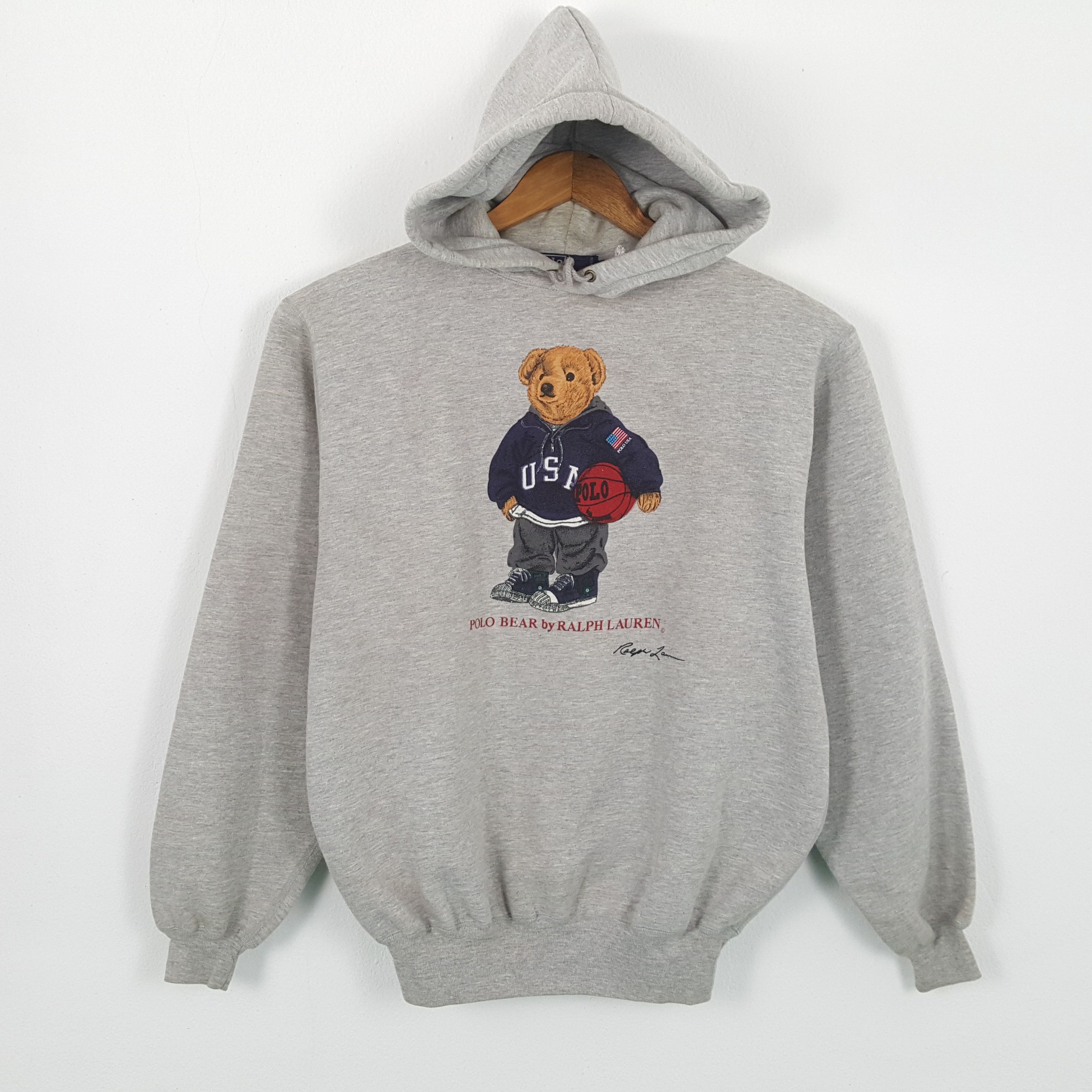 Vintage POLO BEAR by RALPH LAUREN Streetwear Style Hoodies