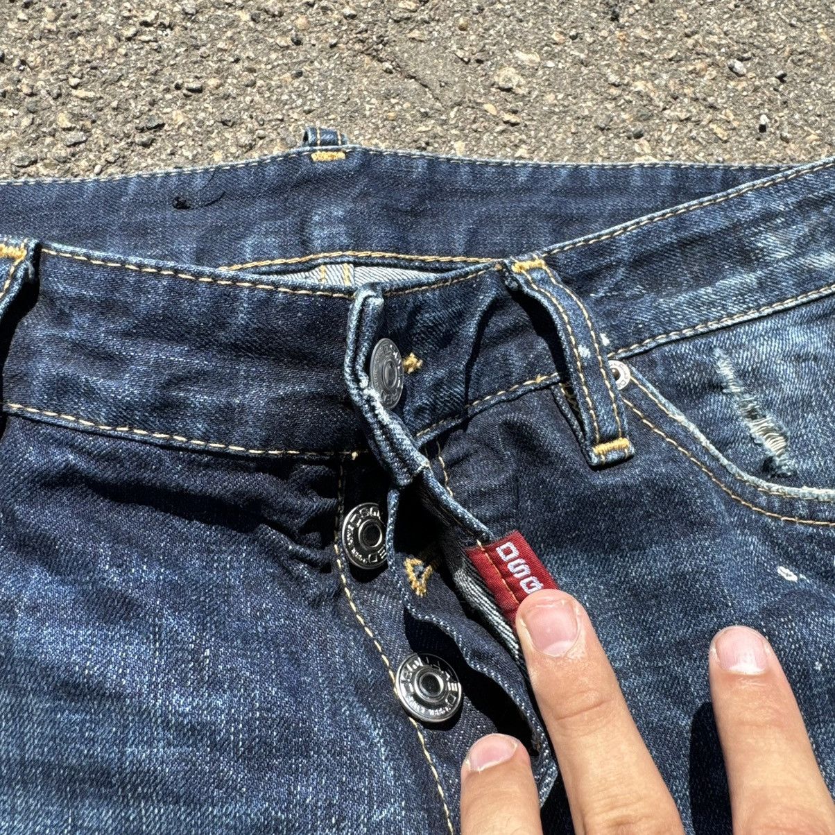 Dsquared2 × Vintage vintage dsquared2 jeans distressed rap y2k Size US 32 / EU 48 - 10 Thumbnail