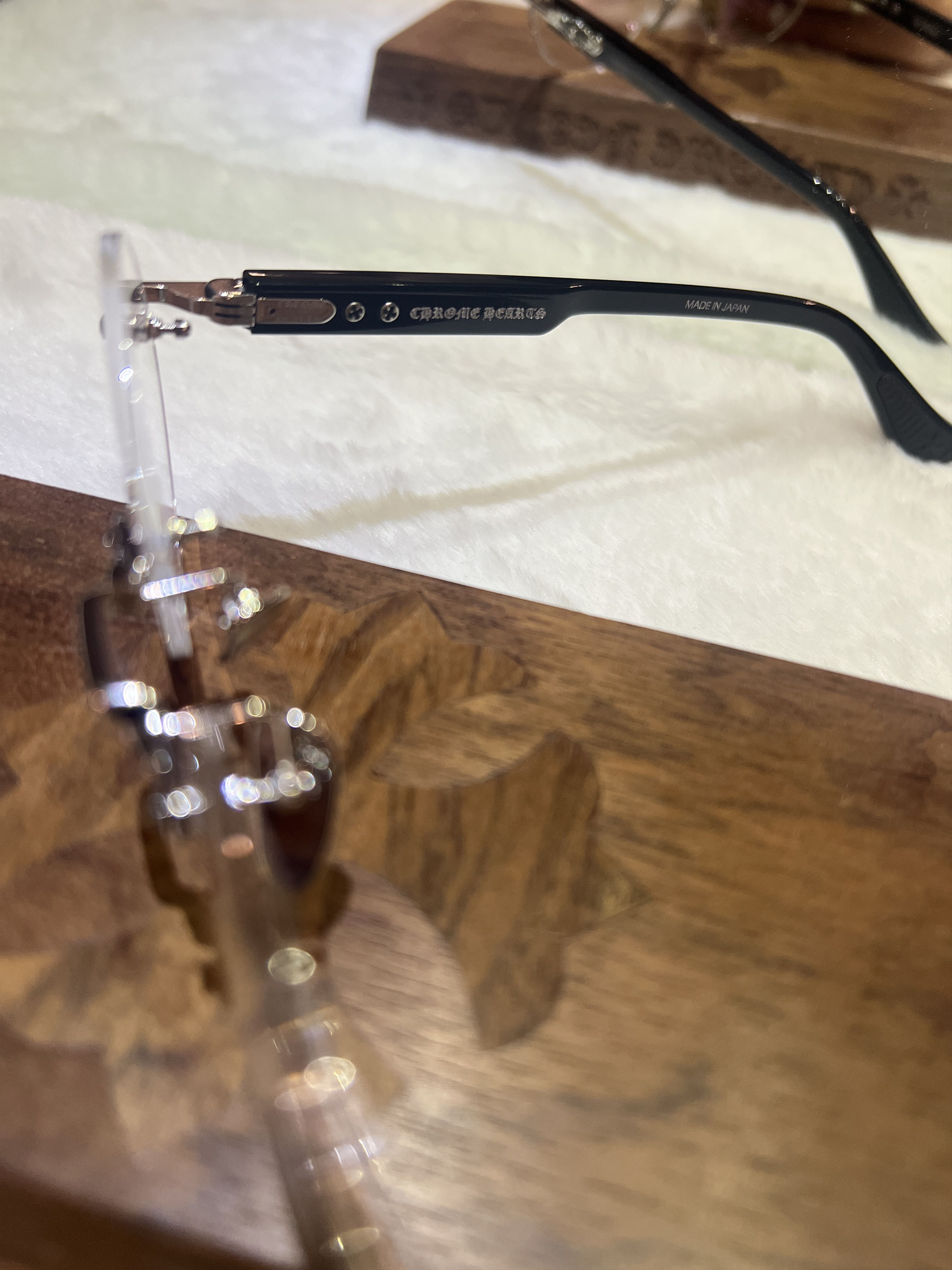 Chrome Hearts CHROME HEARTS DEEP III BLACK/SILVER GLASSES Size ONE SIZE - 3 Thumbnail