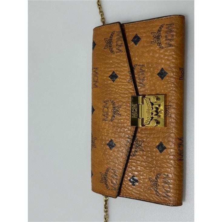 MCM MCM Tracy Crossbody Bag Visetos Cognac Size ONE SIZE - 2 Thumbnail