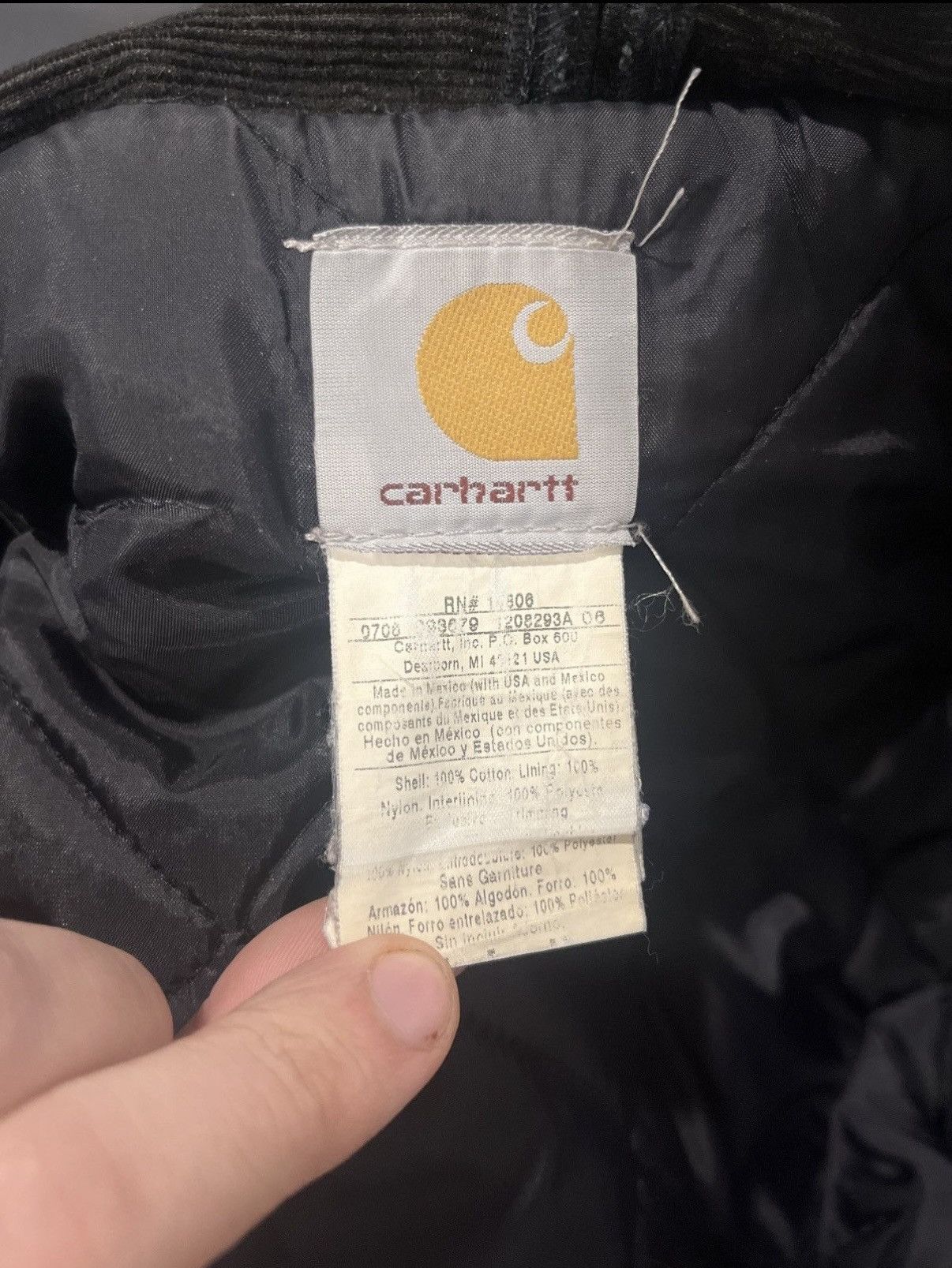 Carhartt 1990s CARHARTT ARTIC BLACK JACKET Size US M / EU 48-50 / 2 - 5 Thumbnail