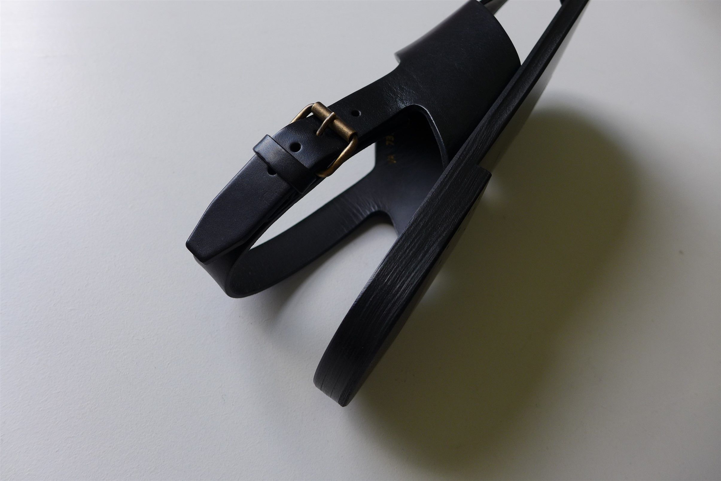 Saint Laurent Paris Saint Laurent Paris Mojave Sandals - Black Calf Leather Size US 8 / EU 41 - 13 Thumbnail