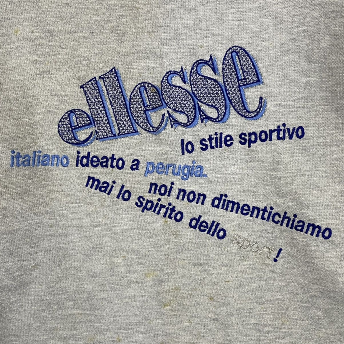 Ellesse Vintage 90s Ellesse Big Logo Crewneck Sweatshirt Size US L / EU 52-54 / 3 - 5 Thumbnail