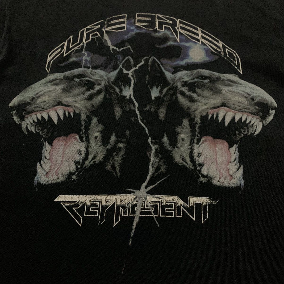 Represent Clo. Represent XS Pure Breed Vintage Black Tee Size US XS / EU 42 / 0 - 3 Thumbnail
