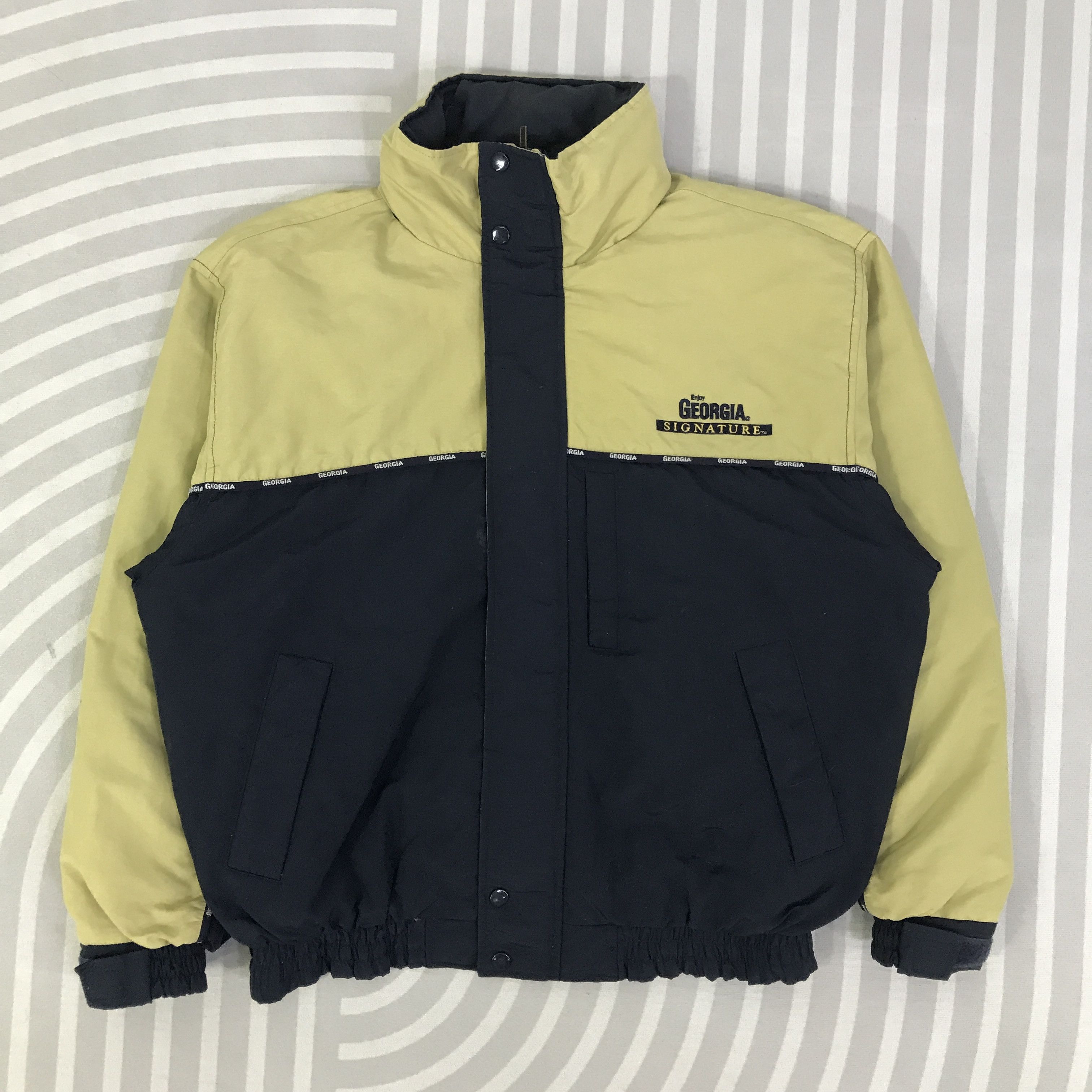 Japanese Brand Vintage Enjoy Georgia Signature Jacket K92B18 Size US L / EU 52-54 / 3 - 3 Thumbnail