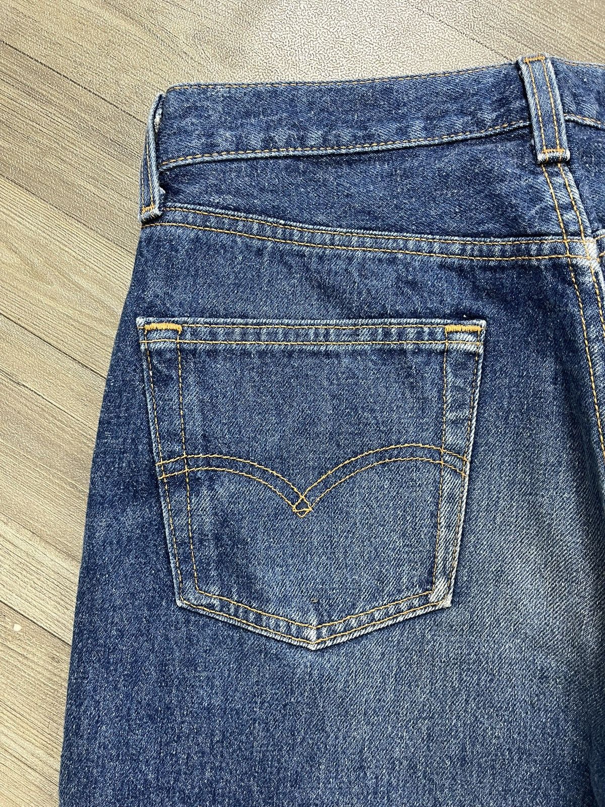 Levi's Vintage Clothing 🇺🇸1990s Vintage Levis 501 29x32 Straight Leg Blue Jeans Size US 29 - 12 Thumbnail