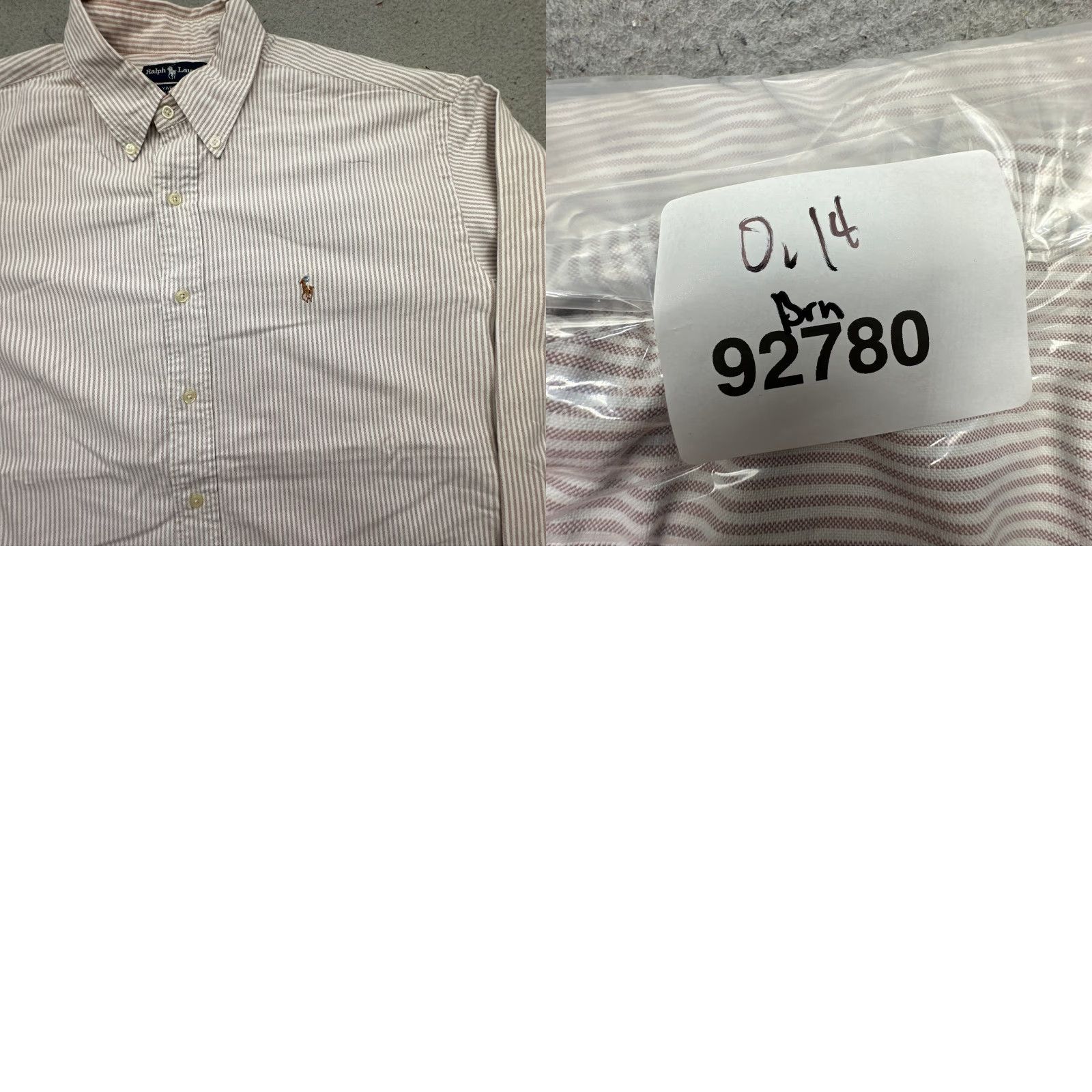 Ralph Lauren VINTAGE Ralph Lauren Yarmouth Button-Down Striped Long Sleeve Shirt Mens XL 52 in Brown Fall Winter Casual Button-Up Mens Energy? Size US XL / EU 56 / 4 - 9 Thumbnail