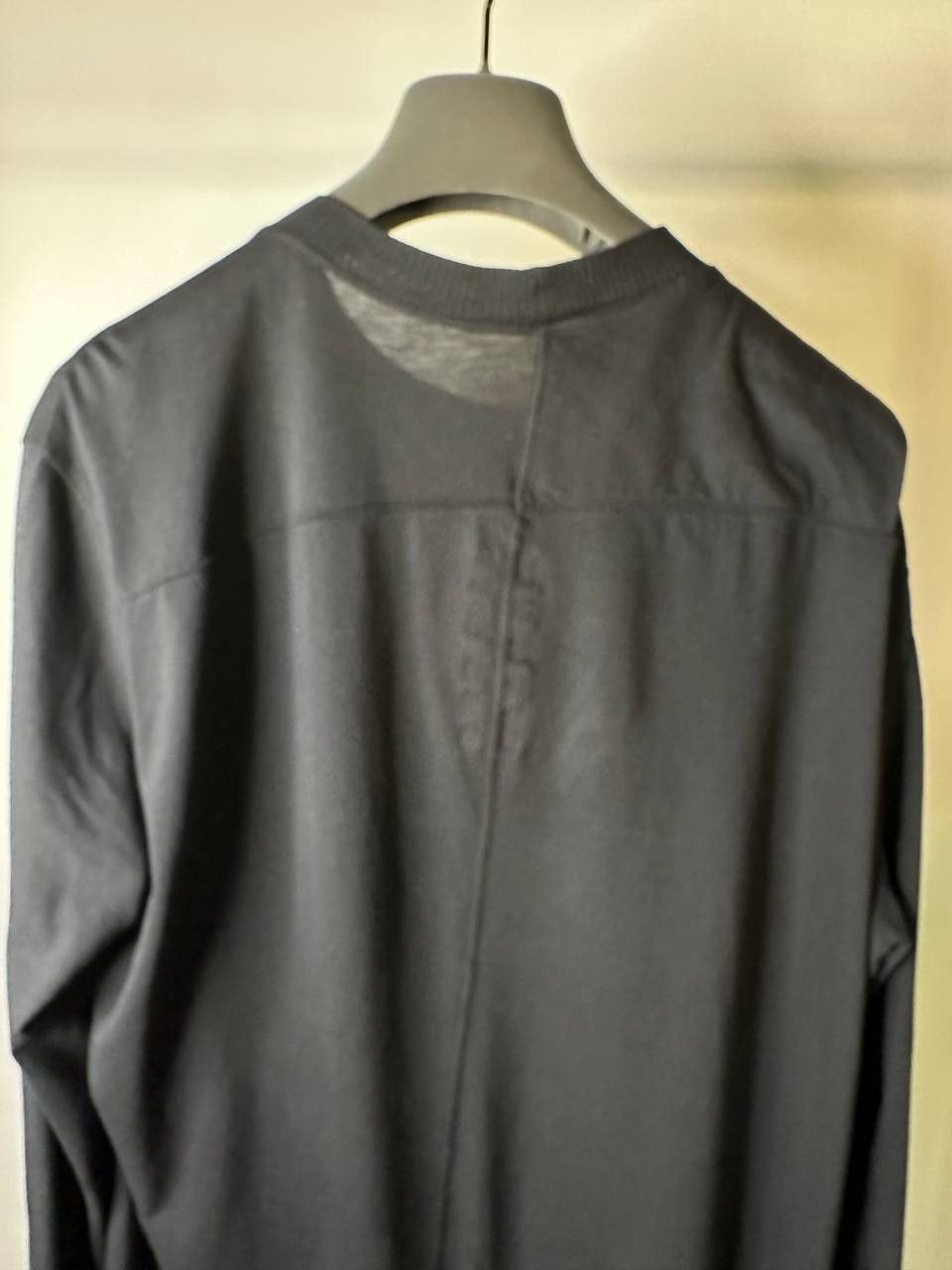 Rick Owens Rick Owens Black long-sleeved T-shirt Size US L / EU 52-54 / 3 - 5 Thumbnail