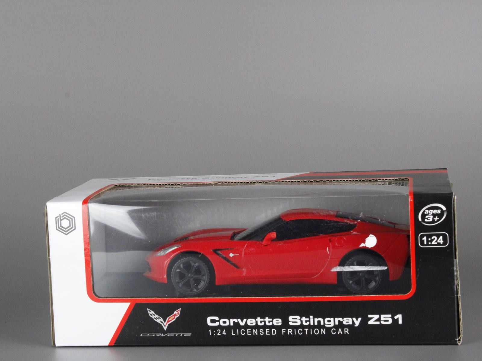 Colette Corvette Stingray Z51 1:24 Licensed Friction Car Model Size ONE SIZE - 1 Thumbnail