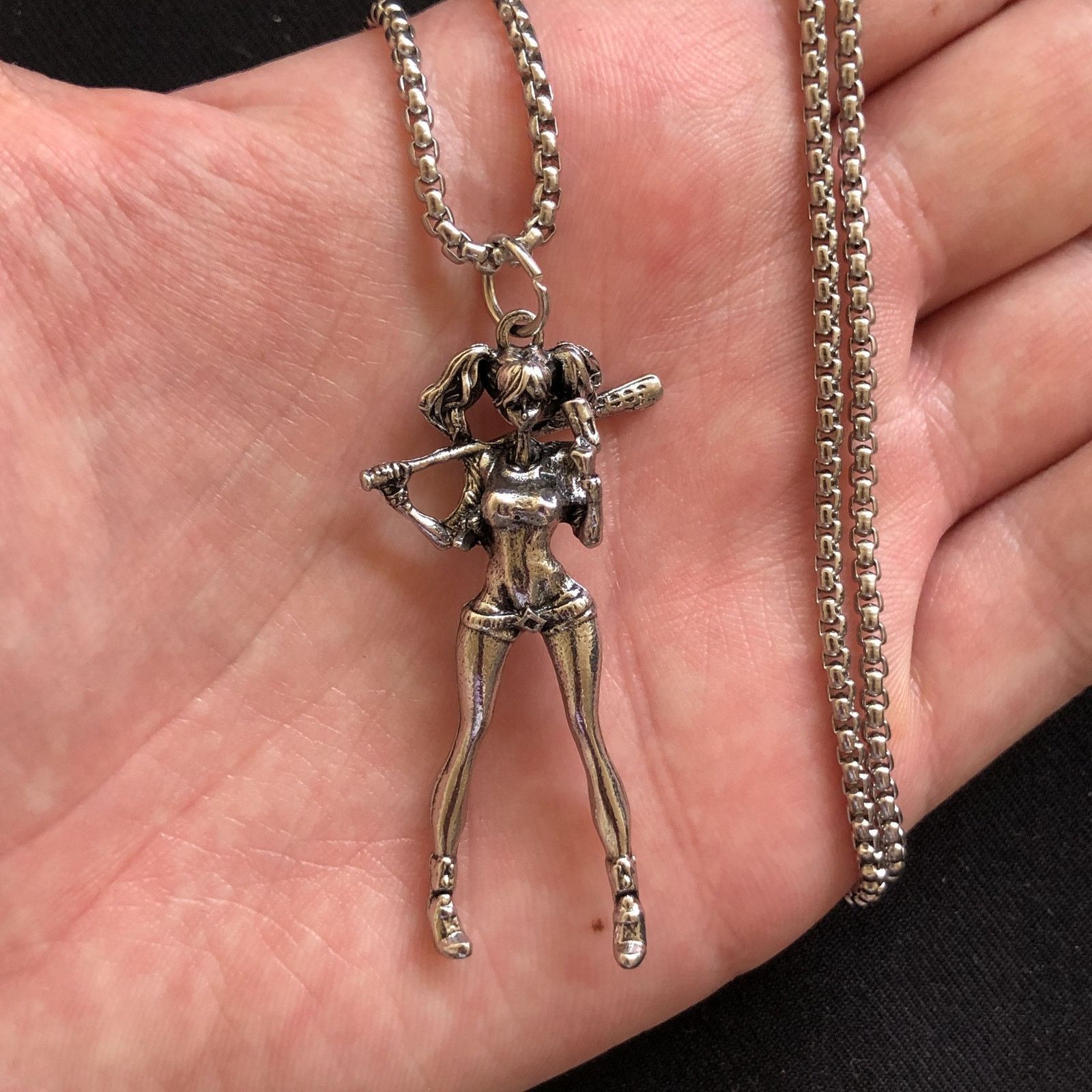 Jewelry Punk Necklace Gothic Chain Size ONE SIZE - 6 Thumbnail