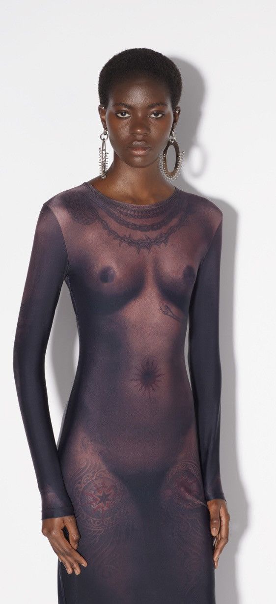 Jean Paul Gaultier NWT Jean Paul Gaultier The Body Tattoo Maxi Dress. Size M Size XS / US 0-2 / IT 36-38 - 2 Thumbnail