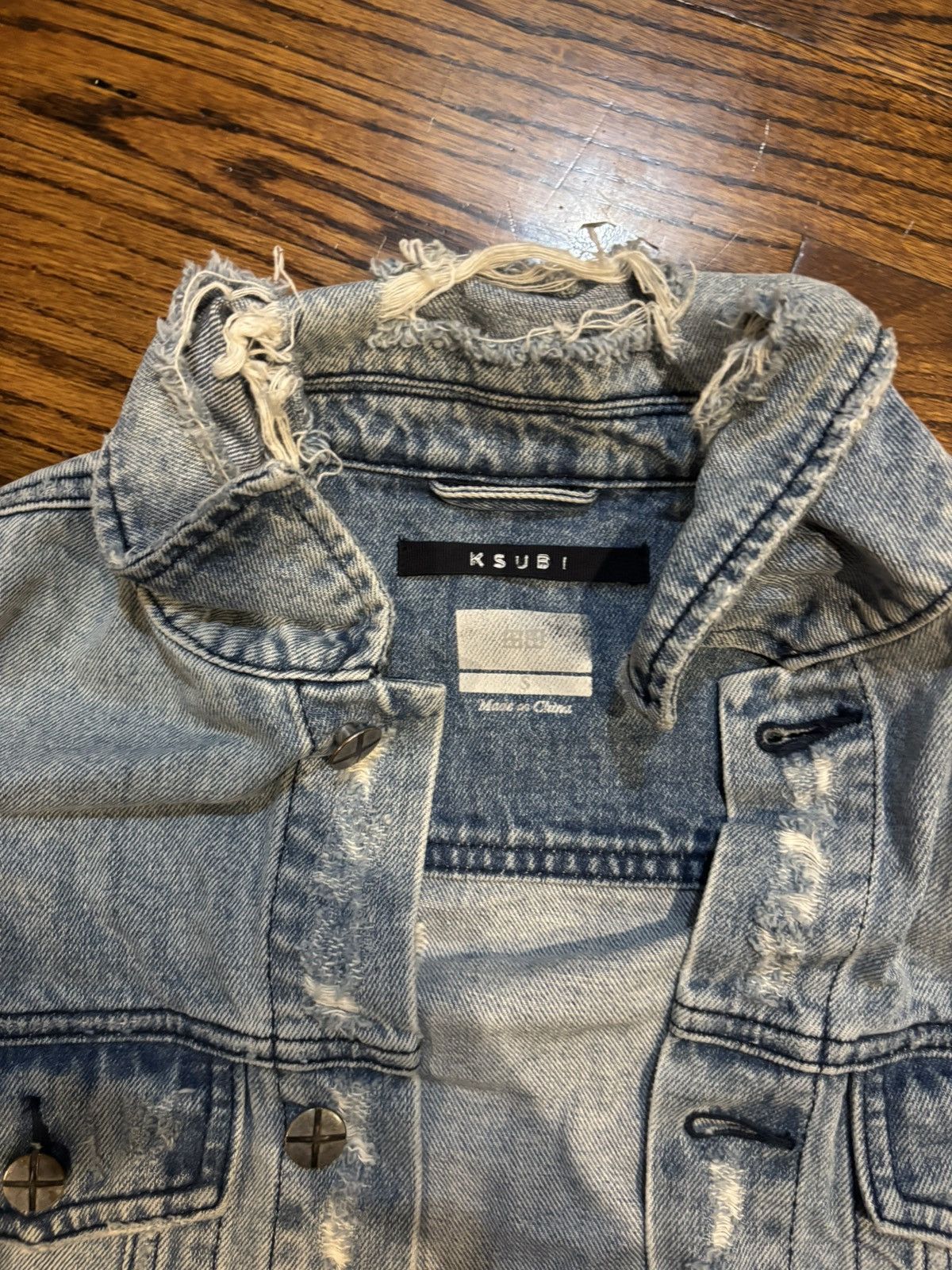 Ksubi Ksubi distressed denim jacket Size US S / EU 44-46 / 1 - 3 Thumbnail