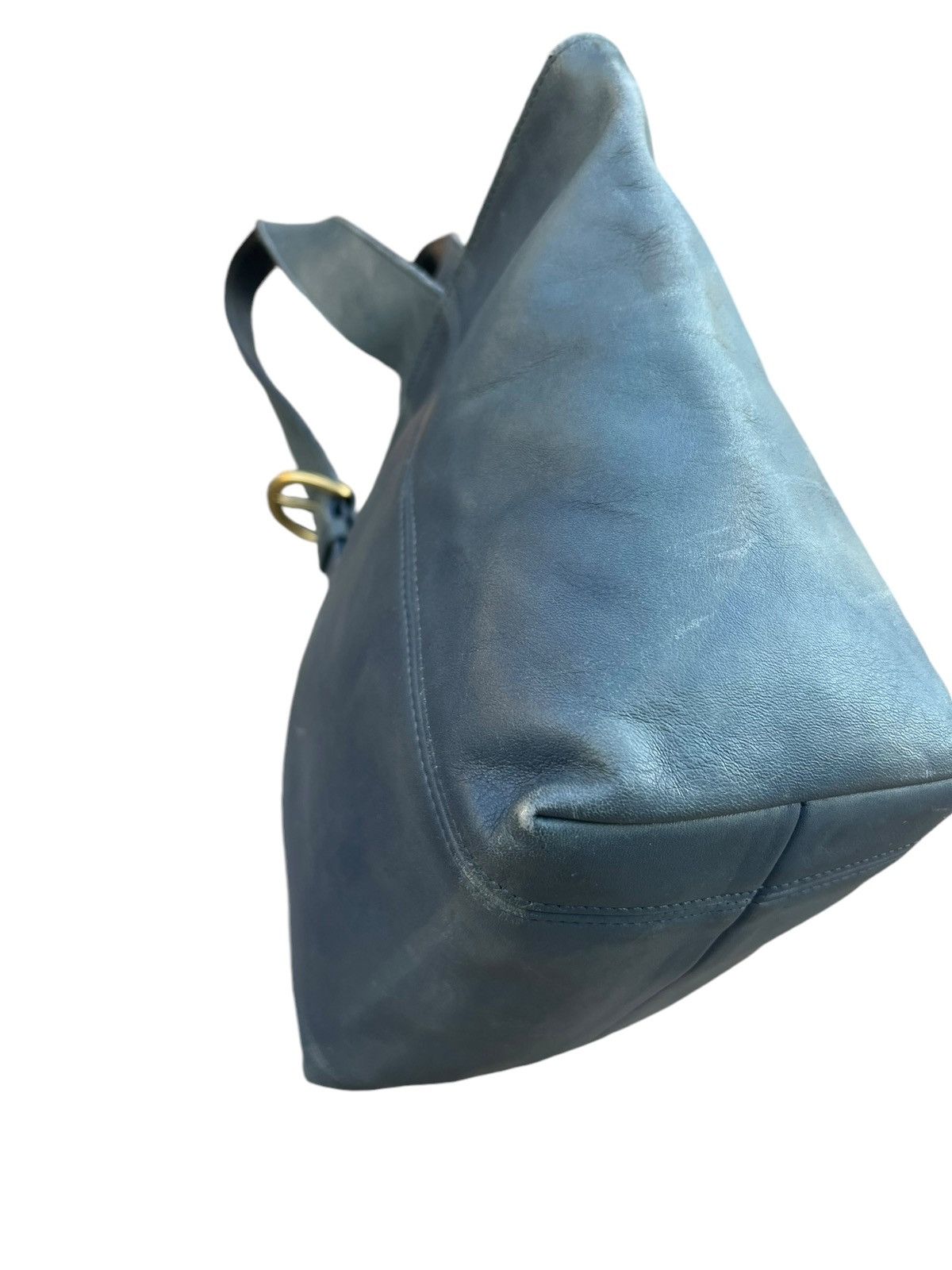 Coach Vintage 90s COACH Distressed Patina Leather Mini Tote Bag Size ONE SIZE - 14 Thumbnail