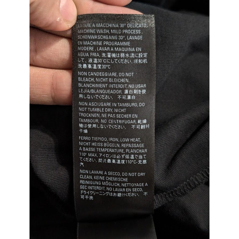 Balenciaga o1rshd1 Long Sleeve T-Shirt in Black Size US XL / EU 56 / 4 - 17 Thumbnail