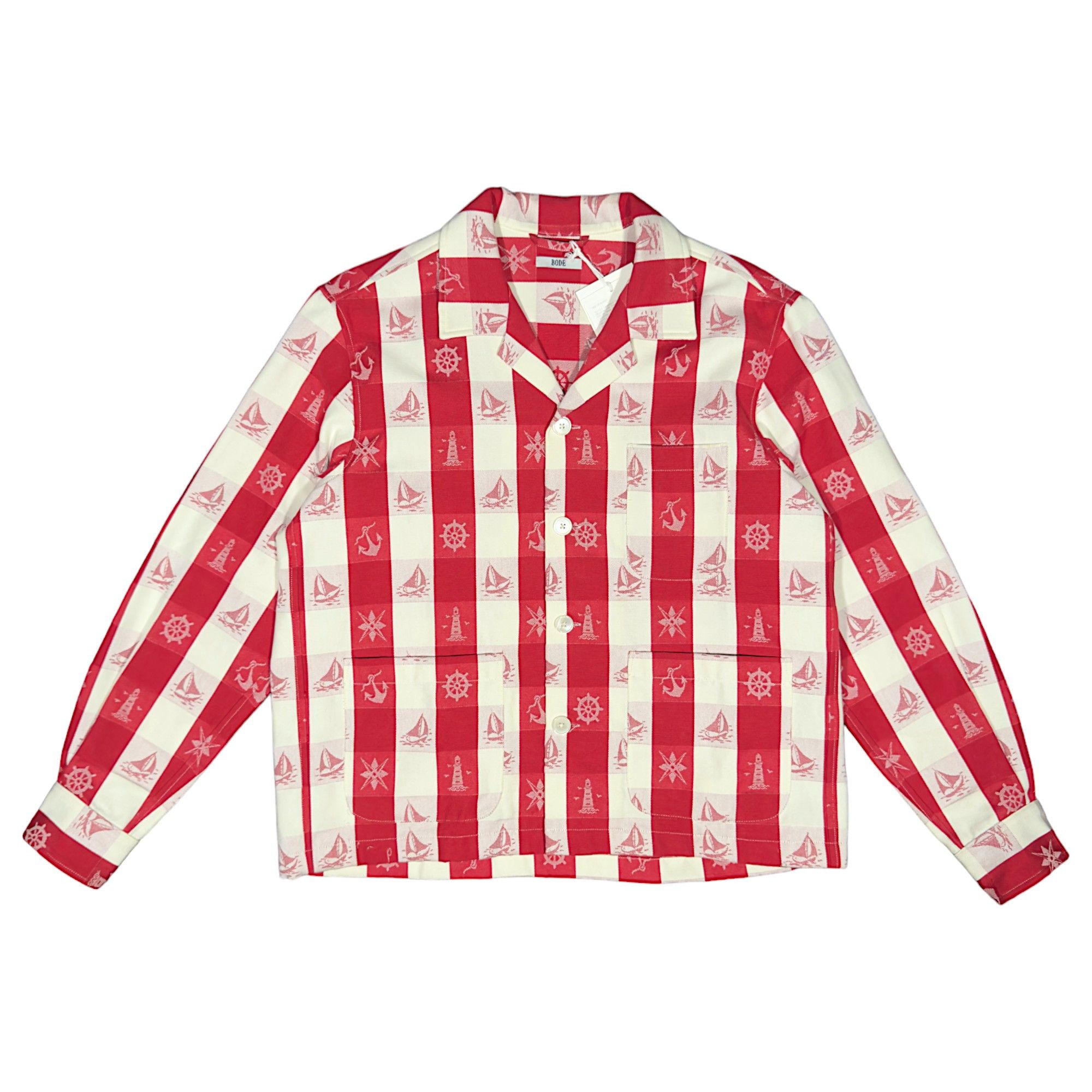 BODE Curran Stripe Long Sleeve Shirt