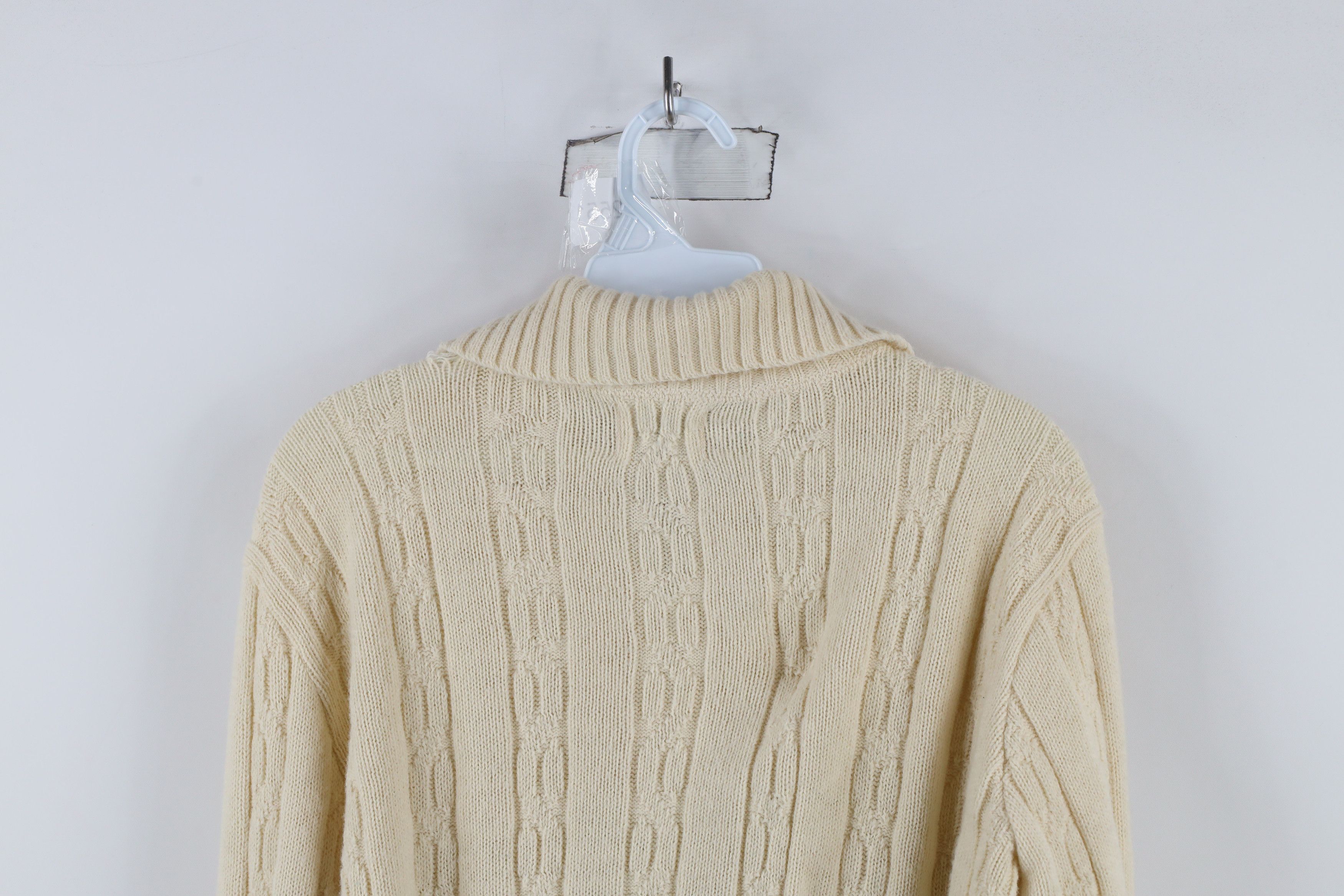 Vintage Vintage 50s 60s Streetwear Knit Zip Cardigan Sweater USA Size S / US 4 / IT 40 - 10 Thumbnail