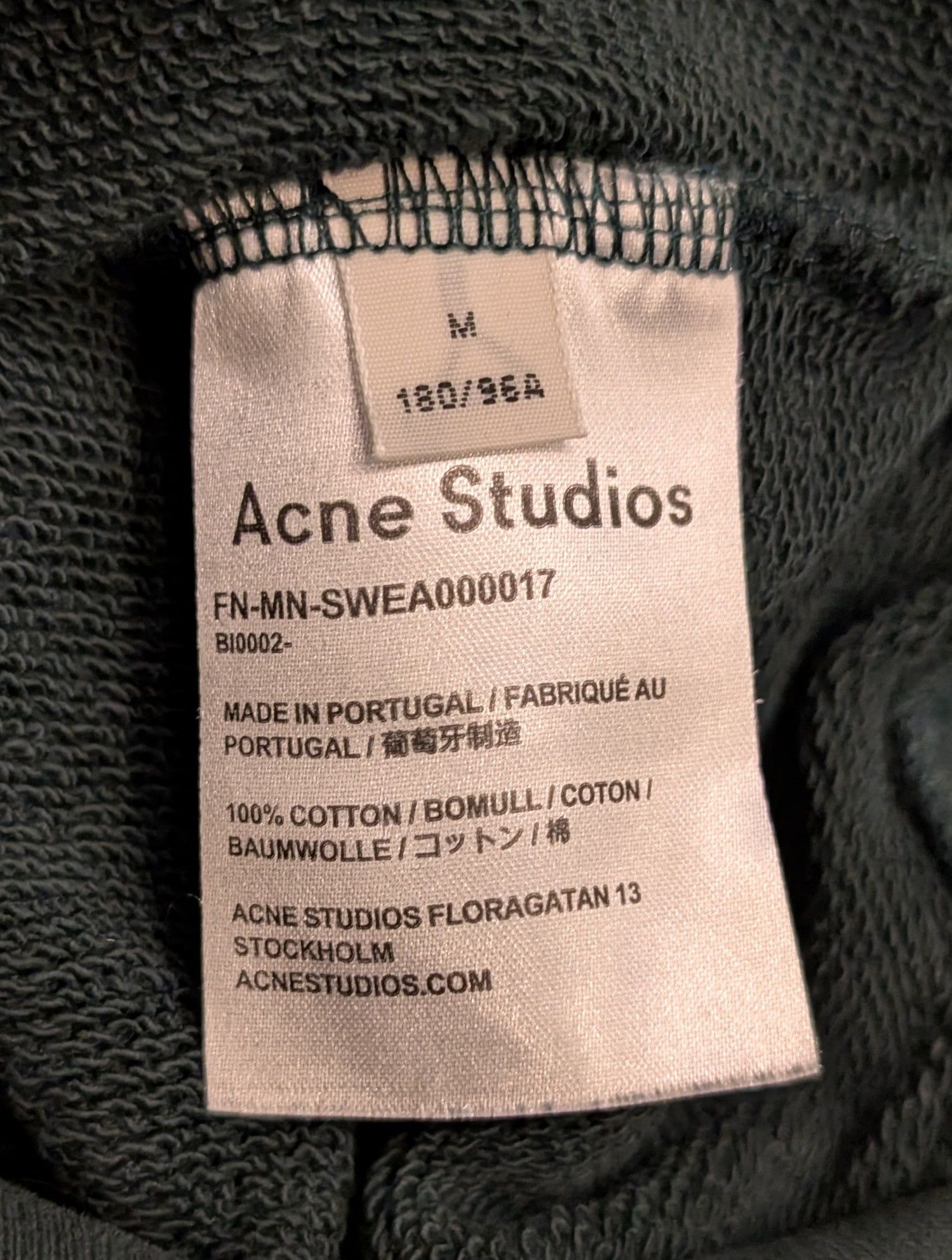 Acne Studios Acne Studios Forest Green Sweatshirt Made in Portugal Size US M / EU 48-50 / 2 - 4 Thumbnail