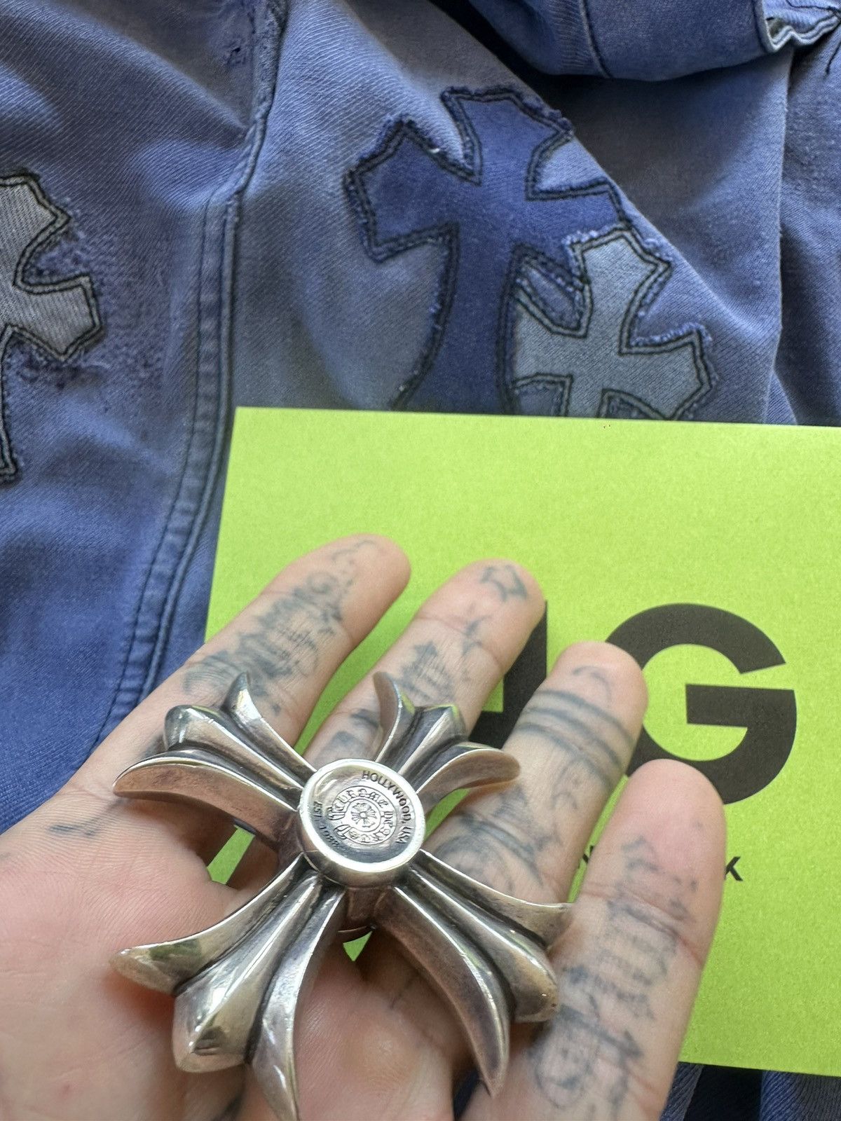 Chrome Hearts Chrome Hearts Cross Plus SOLID SILVER FIDGET SPINNER Size ONE SIZE - 17 Thumbnail