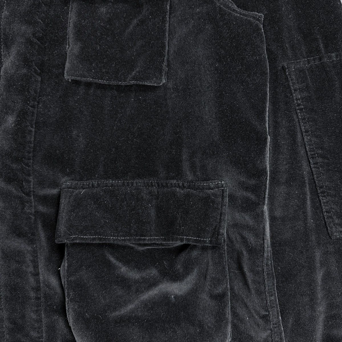 Helmut Lang Helmut Lang - 1997 Patched Sleeve Velvet M-65 Jacket Size US L / EU 52-54 / 3 - 3 Thumbnail