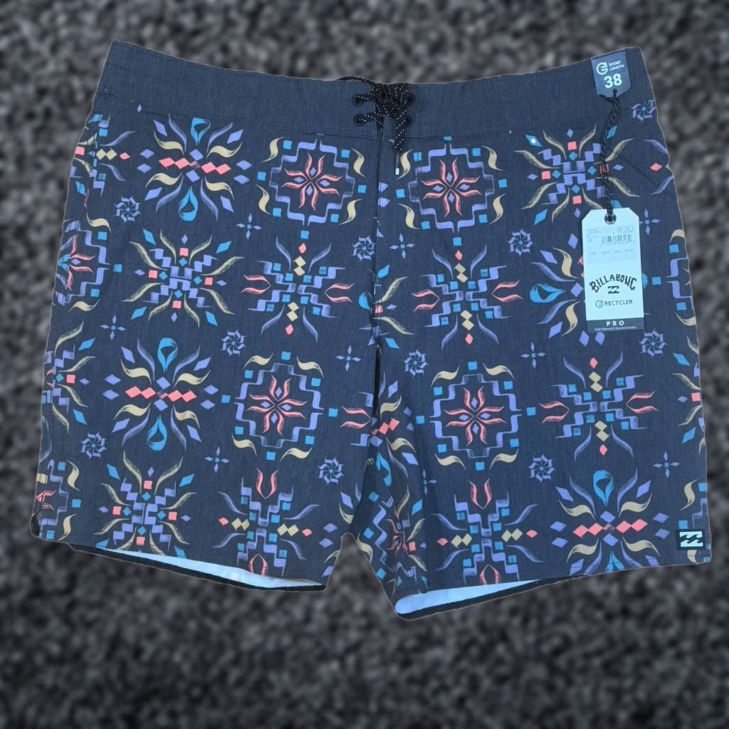 Billabong Billabong Board Shorts NWT Recycler Good Times Pro Size 38 Multicolor Pocket Short Length Men Size US 38 / EU 54 - 1 Thumbnail