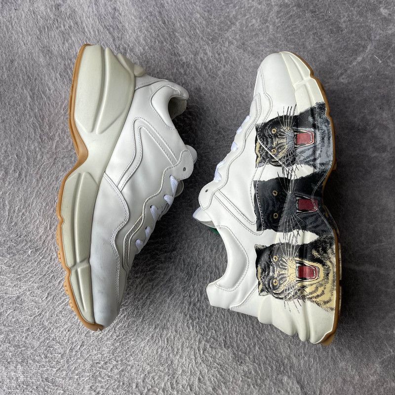 Gucci Gucci Rhyton Tiger Print Sneakers for Men Size US 8.5 / EU 41-42 - 7 Thumbnail
