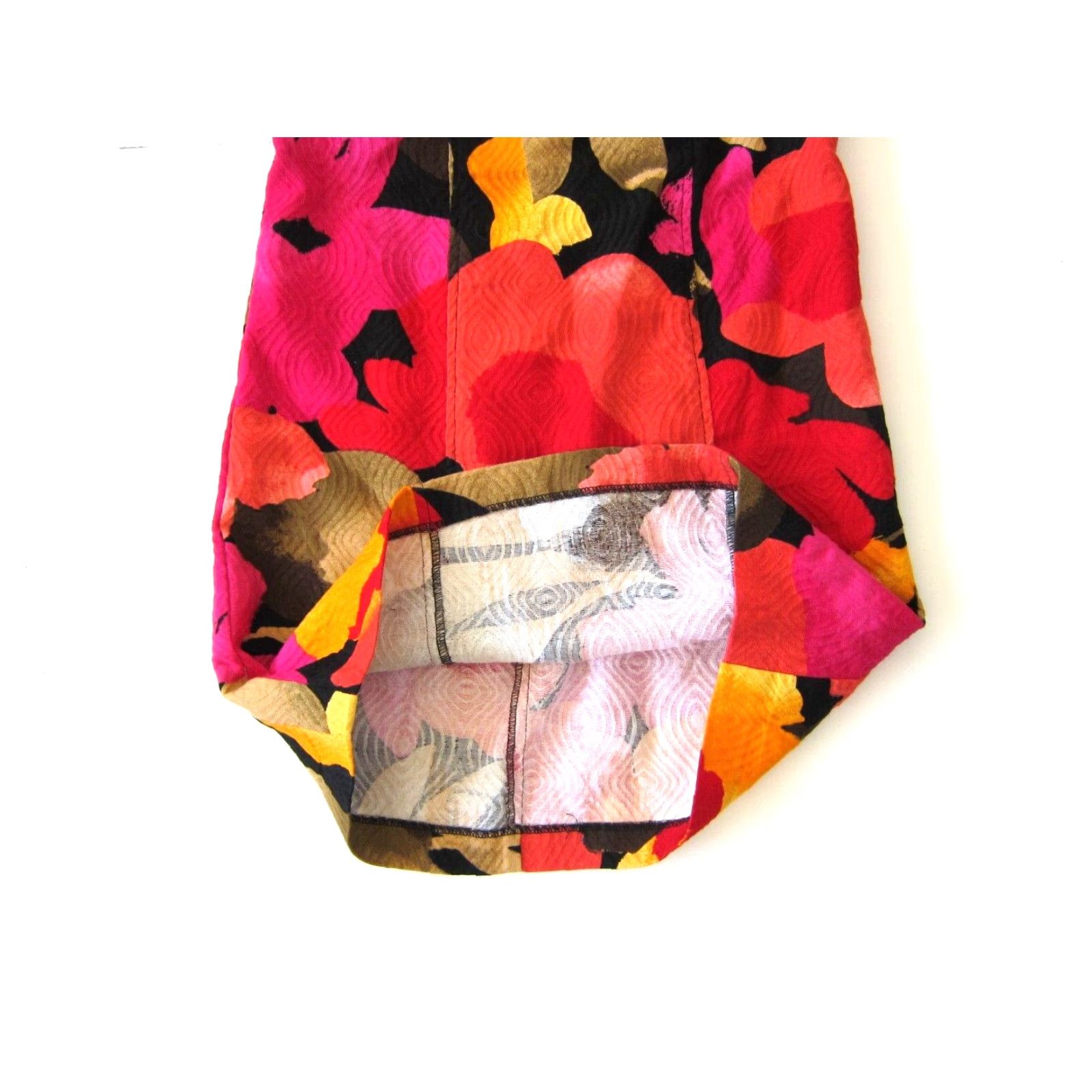 Vintage Robbie Bee Pink Floral Cap Sleeve A-Line Sheath Dress 6P Size M / US 6-8 / IT 42-44 - 7 Thumbnail