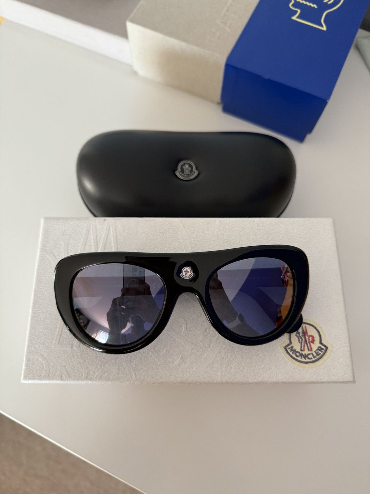 Moncler Moncler Snowcat ML 0002 Sunglasses (OS) Size ONE SIZE - 3 Thumbnail