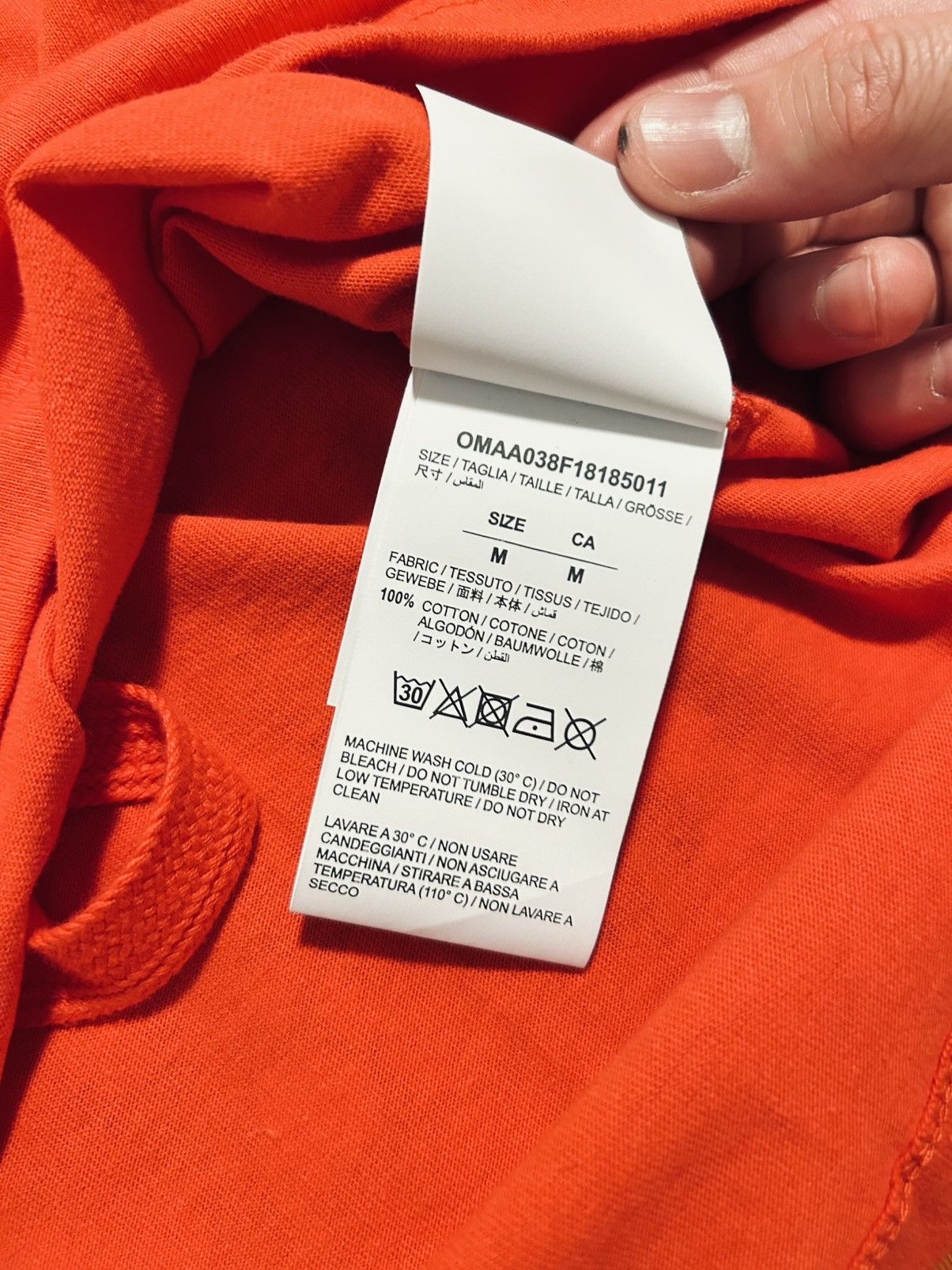 Off-White Off-White “Bernini Red” Tee Size US M / EU 48-50 / 2 - 7 Thumbnail