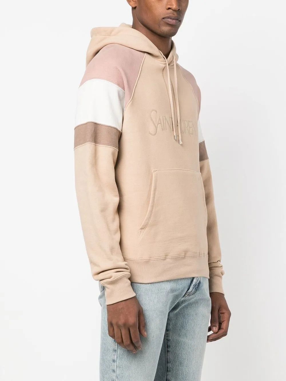 Saint Laurent Paris o1y0325 Logo Hoodie in Multicolor Size US S / EU 44-46 / 1 - 3 Thumbnail