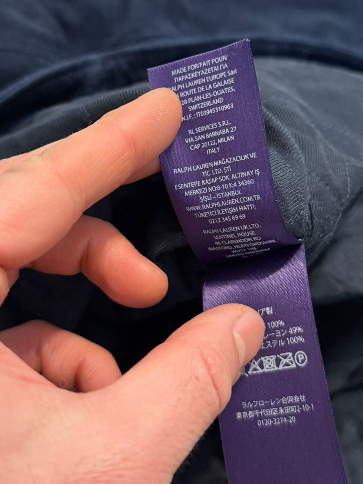 Ralph Lauren Purple Label $3,495 Clifton Suede Blue Trucker Jacket Size US L / EU 52-54 / 3 - 13 Thumbnail