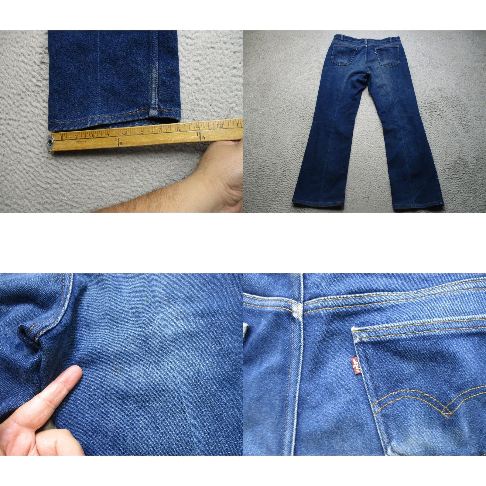 Levi's VINTAGE Levi's Mens Jeans Blue Med Wash Straight Regular Denim 36x30 Size US 36 / EU 52 - 8 Thumbnail