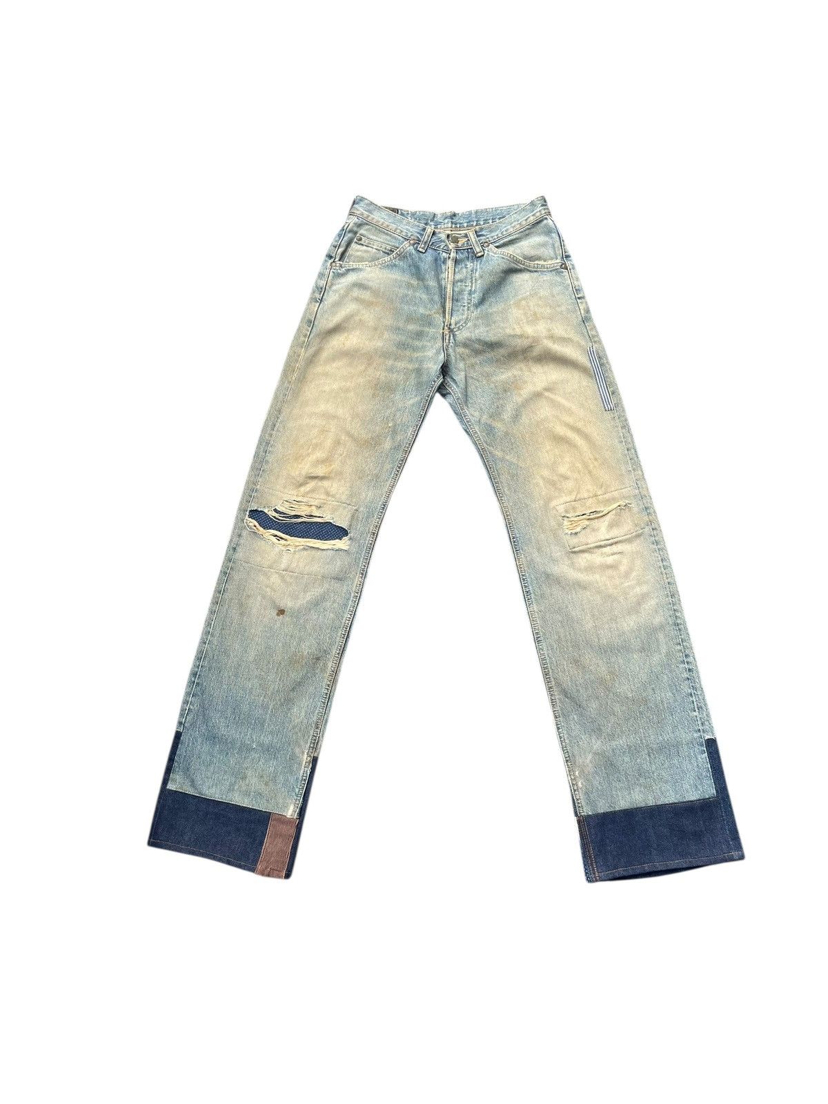 Lee Vintage Lee Riders Selvedge Distresed Denim Size US 29 - 2 Thumbnail