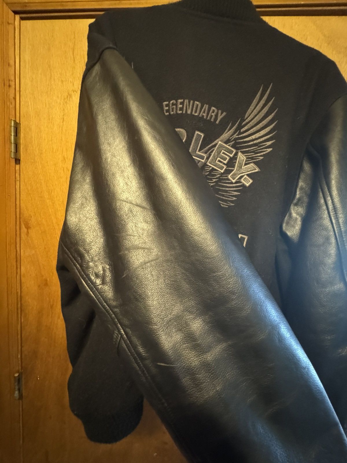 Harley Davidson × Vintage 2007 Harley Davidson Varsity Jacket XXXL Size US XXL / EU 58 / 5 - 8 Thumbnail