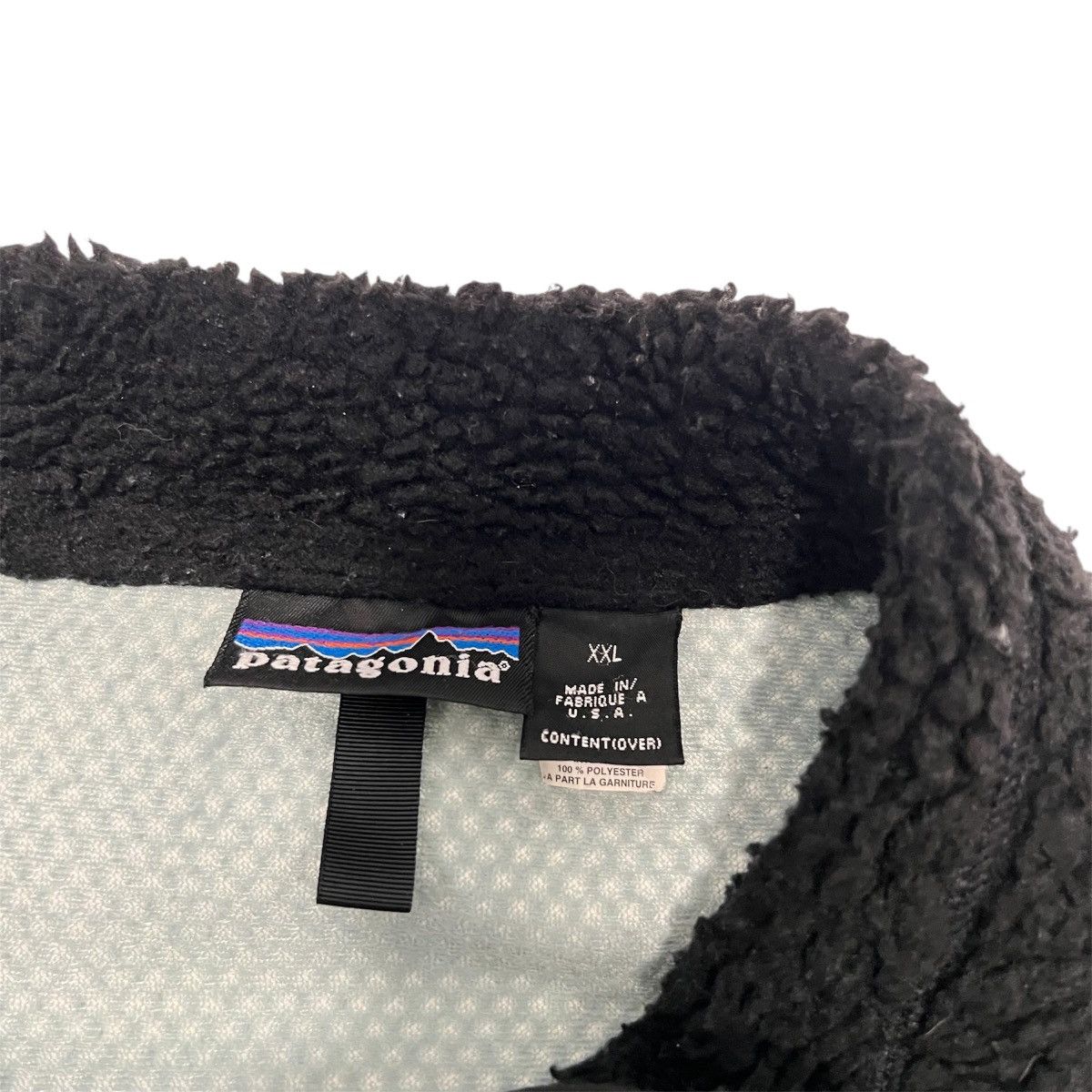 Patagonia Vintage 1990s Black Patagonia Retro X Deep Pile Sherpa Vest Size US XXL / EU 58 / 5 - 4 Thumbnail