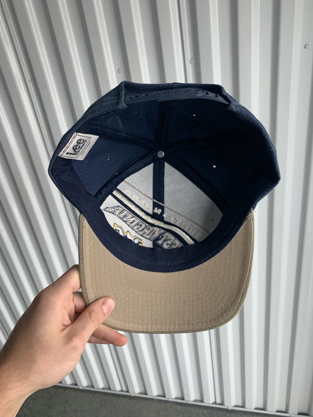 Lee × Vintage Essential Vintage 90s WVU Snapback Hat Size ONE SIZE - 3 Thumbnail