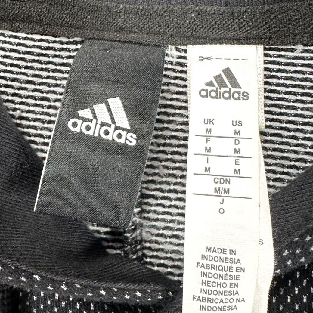 Adidas Adidas Sports Hoodie Sweatshirt Mens Medium Black Gray 3-Striped Pullover Pullover Hoodie Logo Striped Performance Gym Athletic Outdoor Size US M / EU 48-50 / 2 - 5 Thumbnail