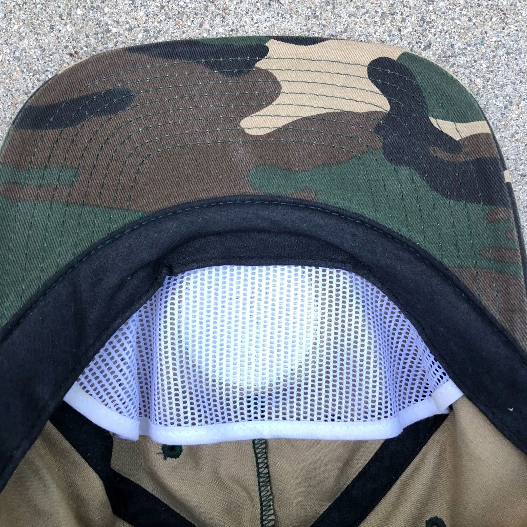 RVCA RVCA The Balance of Opposites Hat Men's Camo Snapback One Size Green Cap Size ONE SIZE - 5 Thumbnail
