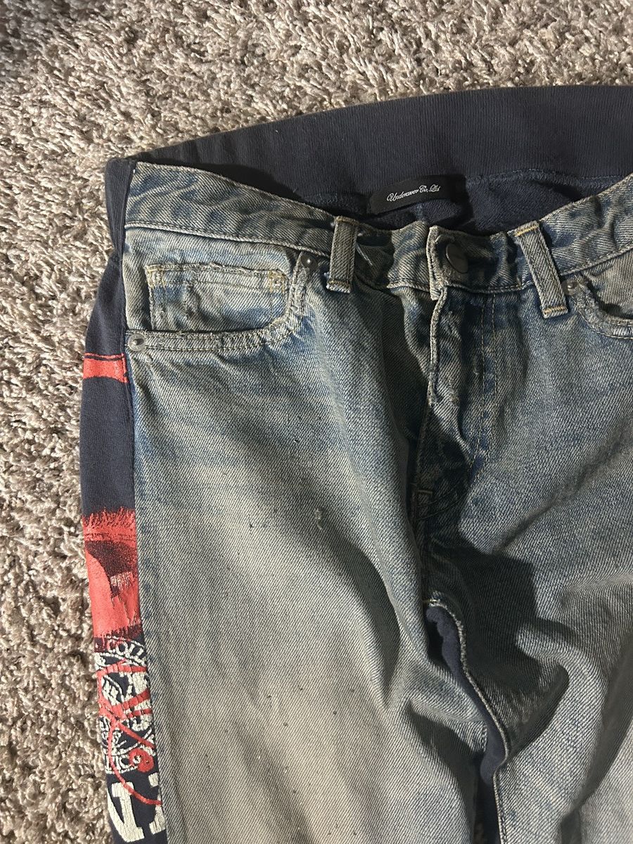 Japanese Brand × Undercover 2011 UNDERCOVER HYBRID UNDERMAN DENIM Size US 29 - 5 Thumbnail