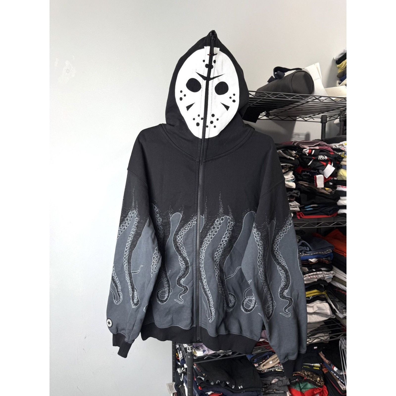 Octopus Crazy Octopus Friday The 13th Full Zip Printed Hoodie Horror Size US M / EU 48-50 / 2 - 1 Thumbnail