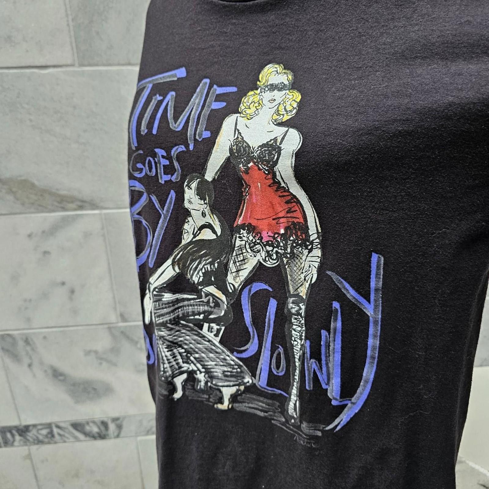 Other Madonna Time Goes By So Slow Black T-shirt Size L / US 10 / IT 46 - 3 Thumbnail