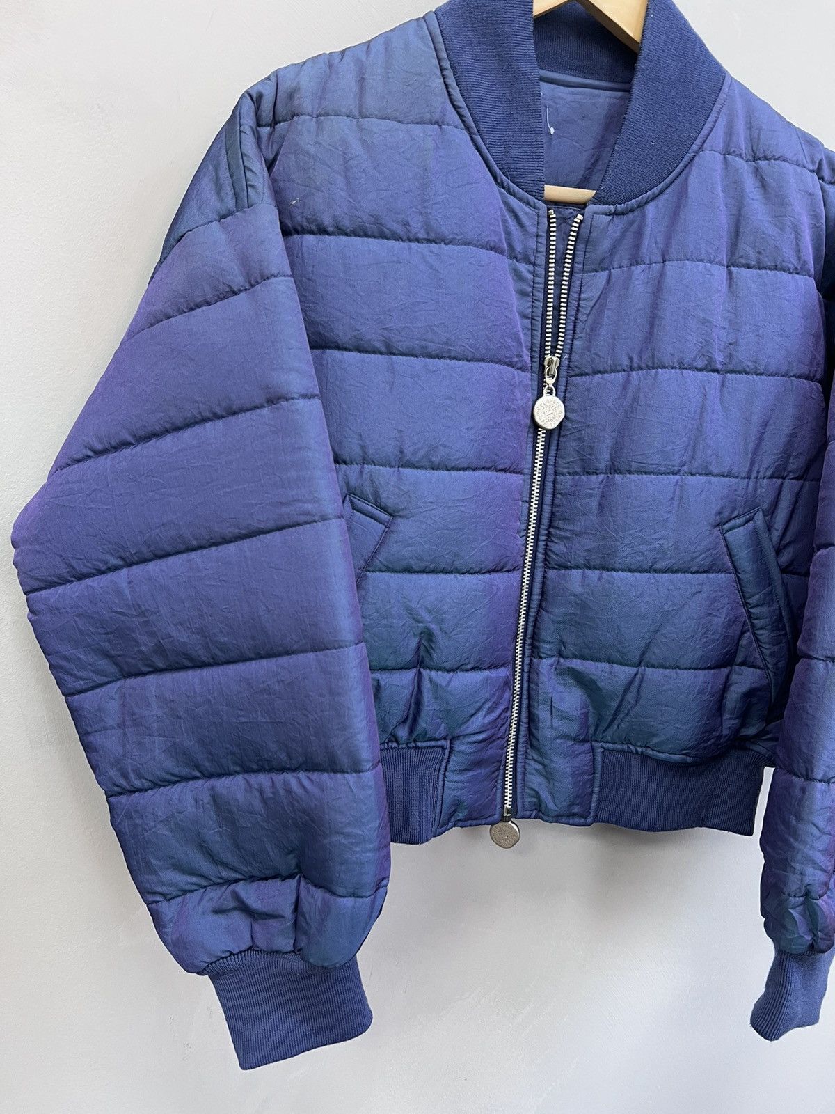 Alpha Industries × Vintage Vintage 80s Alpha Industries Bomber Baggy Boxy Jacket Size US M / EU 48-50 / 2 - 2 Thumbnail