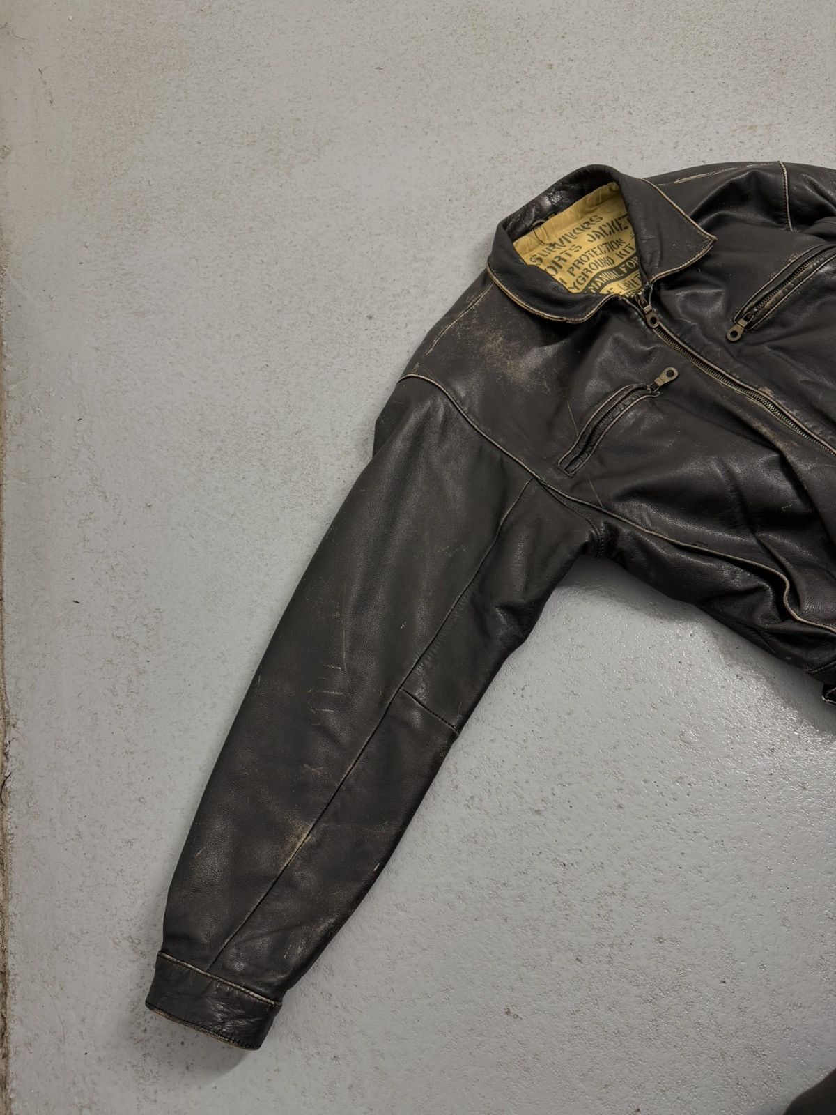 Genuine Leather Vintage Altantic Shores Key West Florida Leather Jacket Size US M / EU 48-50 / 2 - 10 Thumbnail