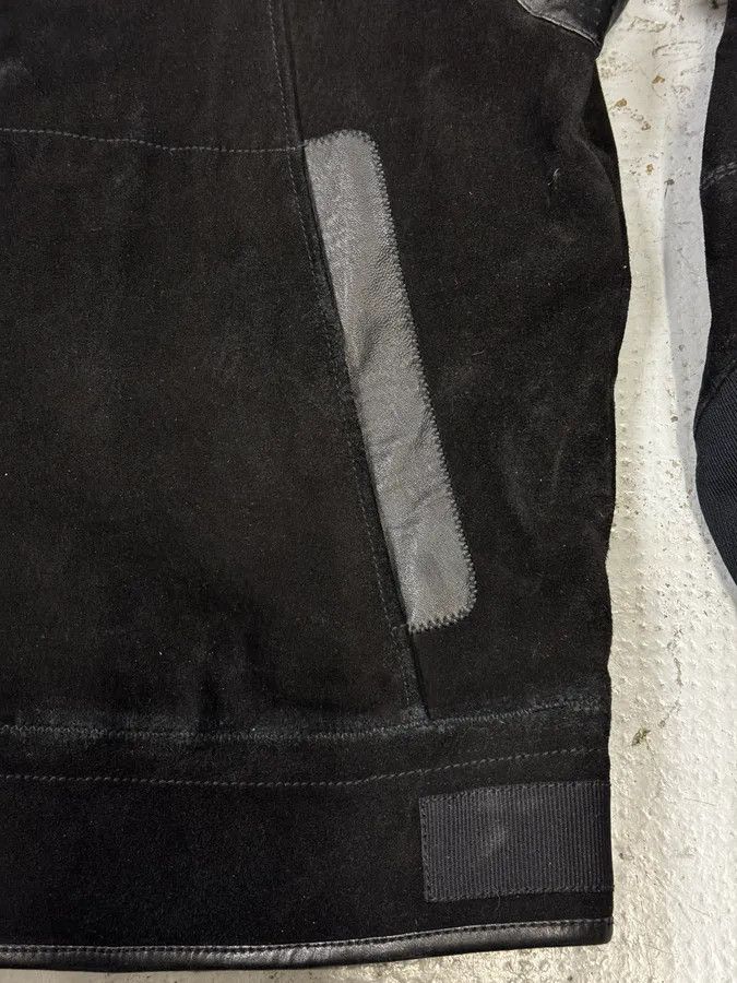 Yves Saint Laurent AW2004 Yves Saint Laurent Black Suede Leather Jacket by Stefano Pilati Size US L / EU 52-54 / 3 - 10 Thumbnail