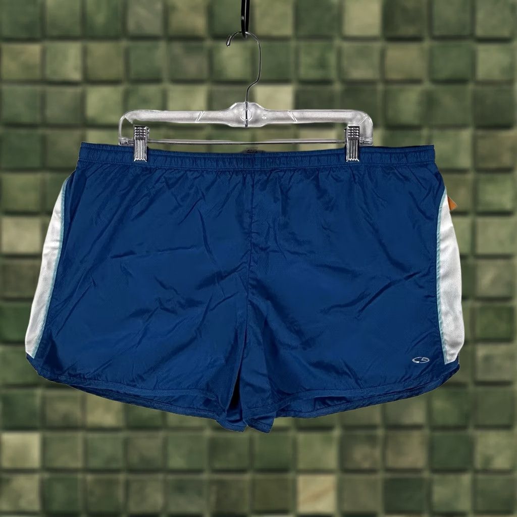 Champion Champion Athletic Shorts Womens 2XL Blue Lined Activewear Run Gym NWT Size 40" / US 18 - 1 Thumbnail