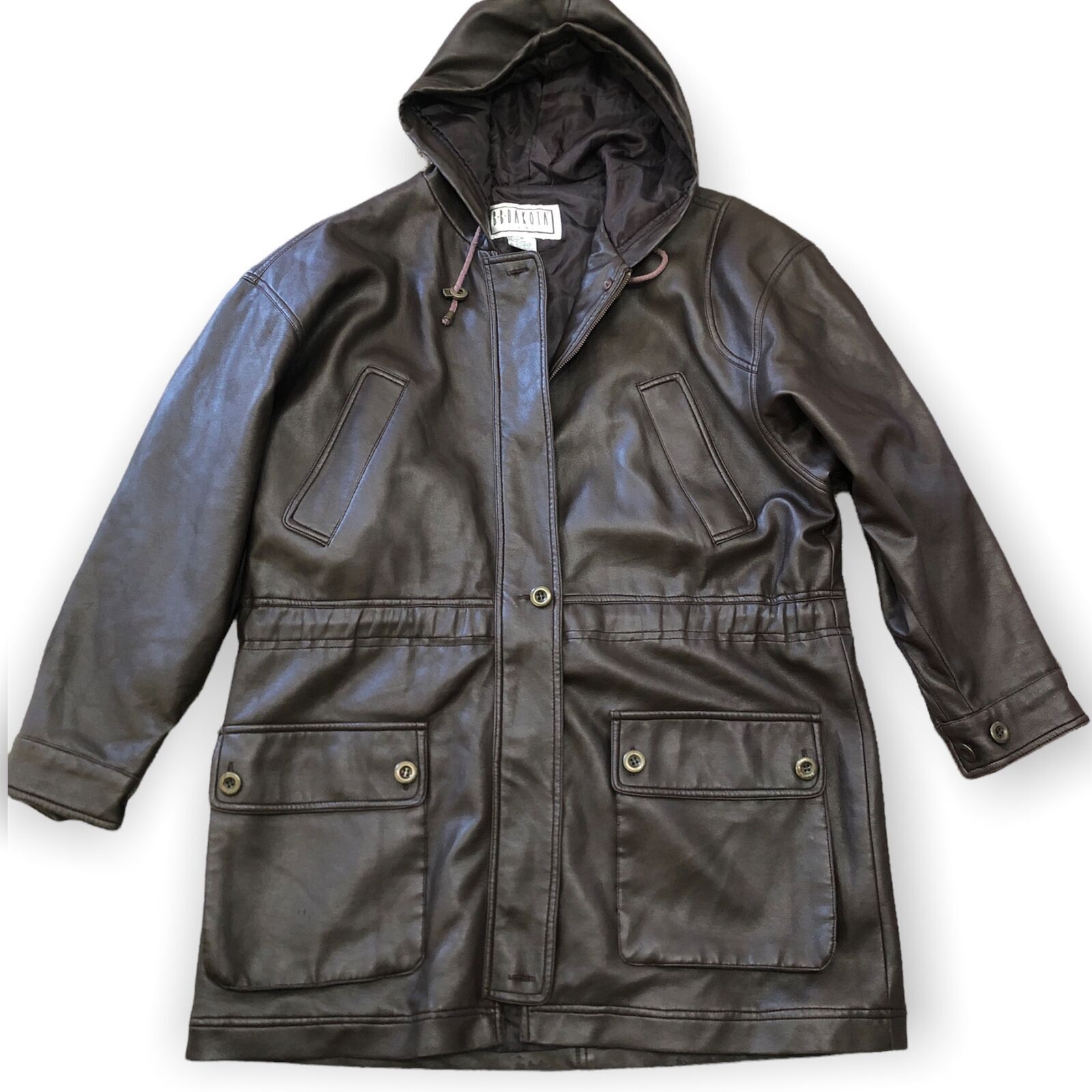 BB Dakota BB Dakota Pret a Porter Brown Faux Leather Jacket Womens M Size M / US 6-8 / IT 42-44 - 1 Thumbnail