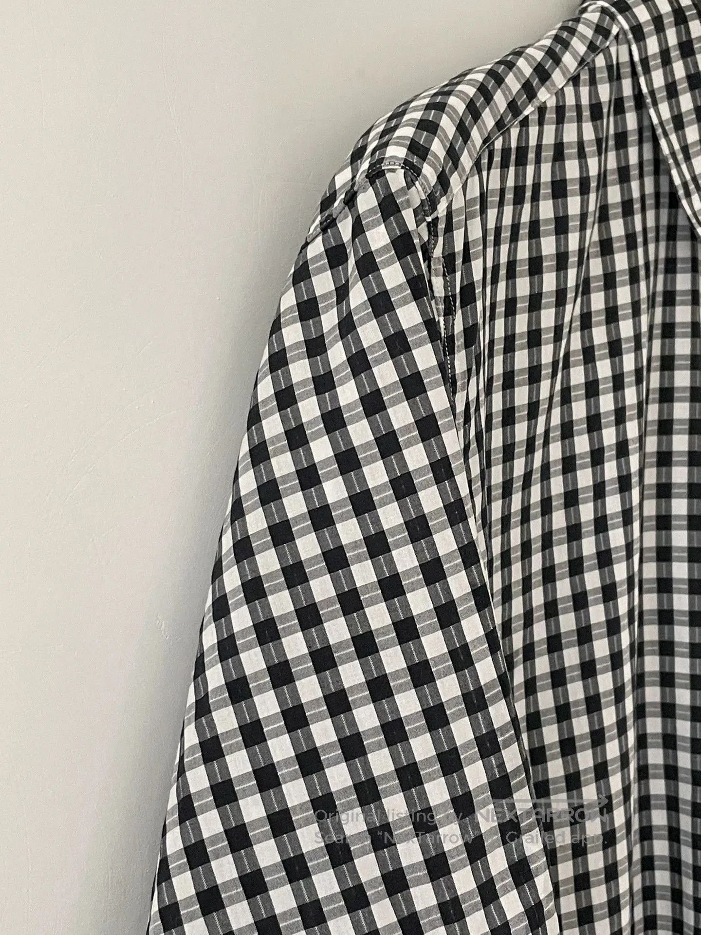 Dries Van Noten Dries Van Noten Black and White Checked Shirt. Size US S / EU 44-46 / 1 - 4 Thumbnail